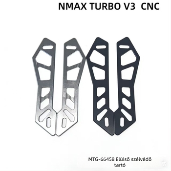 Motorkerékpár első szélvédő tartó Nmax V2-höz, CNC elülső felület dekoráció