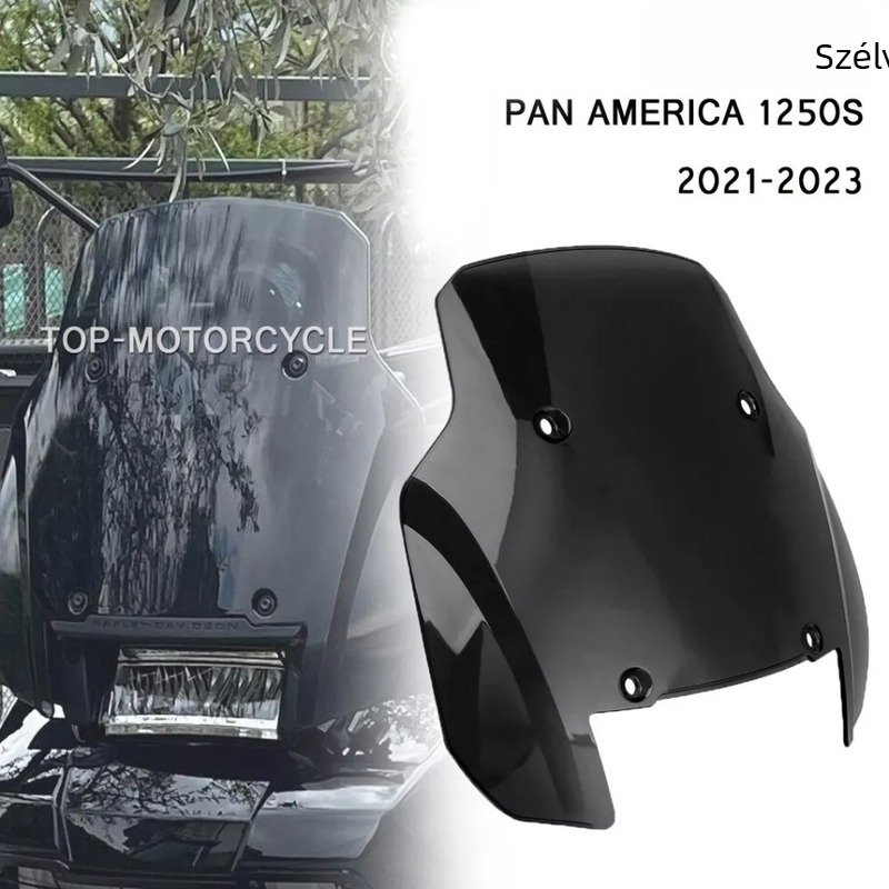 Polikarbonát szélvédőspoiler Harley-Davidson Pan America 1250S-hez (2021–2024)
