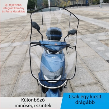 Elektromos motorkerékpár szélvédő – egyrészes, kopásálló