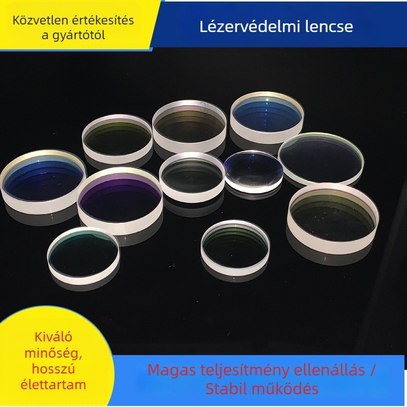 Száloptikás lézervágó gép optikai készlet: lézervédő tükör és vágófej lencsék