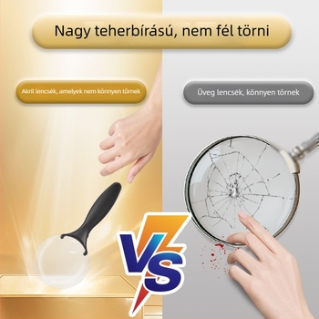 GUANYIDA Olvasólámpás olvasólupa, nagy felbontású lencsével, nagyítás, Modell 110