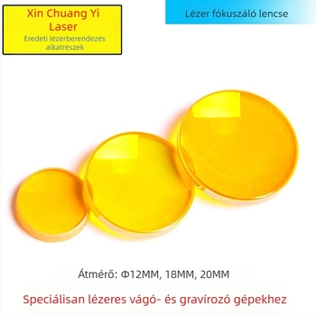 Cink-szelenid fókuszlencse (12/18/20 mm) lézergravírozáshoz és vágáshoz — kondenzáló optika