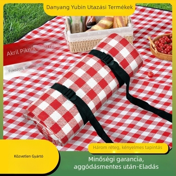 Piknik matrac kempingezéshez, nedvességálló akril szövettel és szivaccal, vízálló PEVA-vel; súly 850 g; 6 személy számára; modell Reel