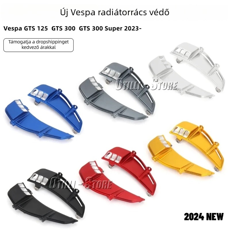 Otili Vespa GTS 125/300 radiátorrács védő – GTS 125, GTS 300 és GTS 300 Super (2023–)