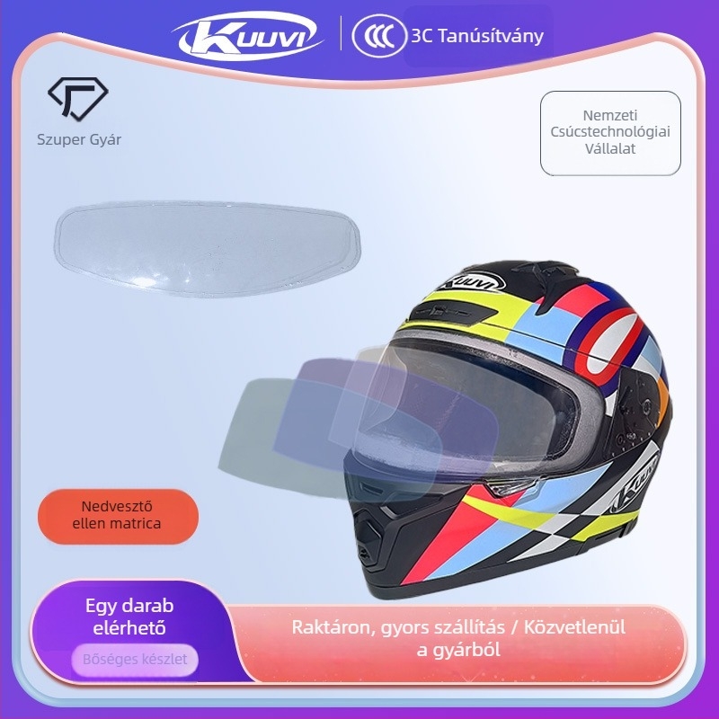 KUUVI FWTP-01 Párásodás elleni sisak matricák belső használatra