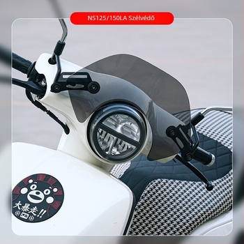 Honda NS125LA/NS150LA elülső szélvédő – kopásálló, retro stílusú módosító készlet