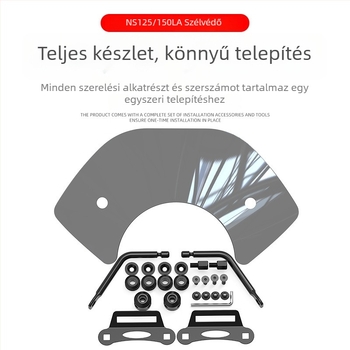 Honda NS125LA/NS150LA elülső szélvédő – kopásálló, retro stílusú módosító készlet