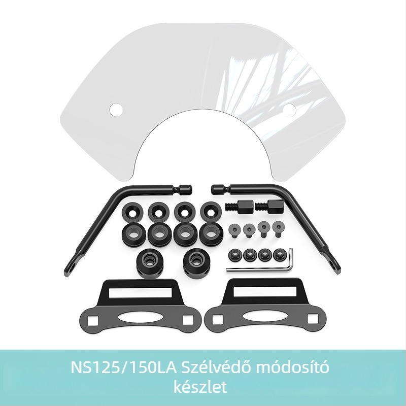 Honda NS125LA/NS150LA elülső szélvédő – kopásálló, retro stílusú módosító készlet