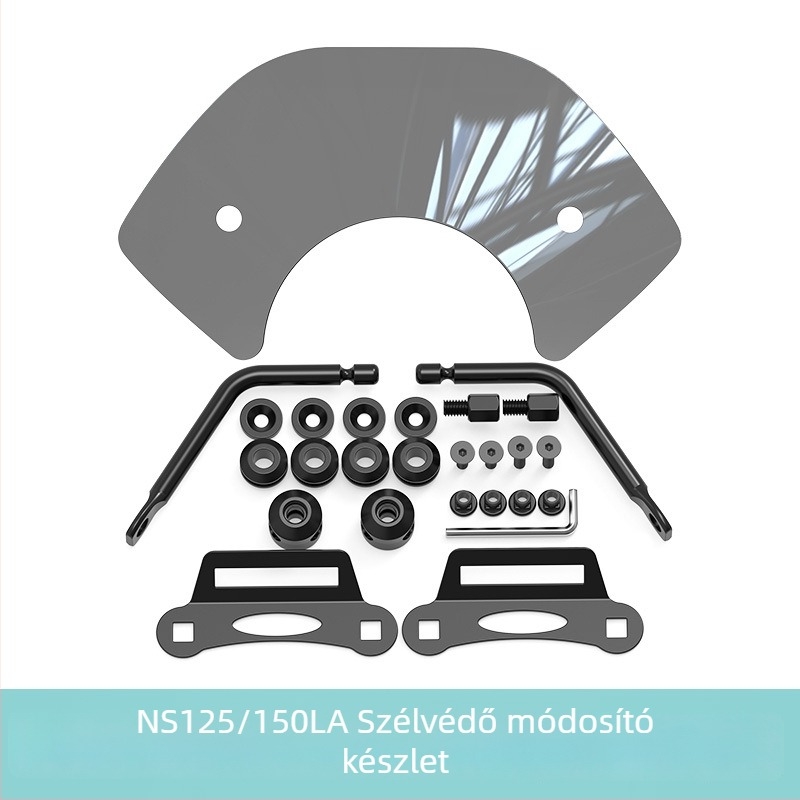 Honda NS125LA/NS150LA elülső szélvédő – kopásálló, retro stílusú módosító készlet