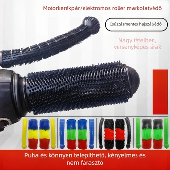 Motorkerékpár csúszásmentes kormányvédő burkolat