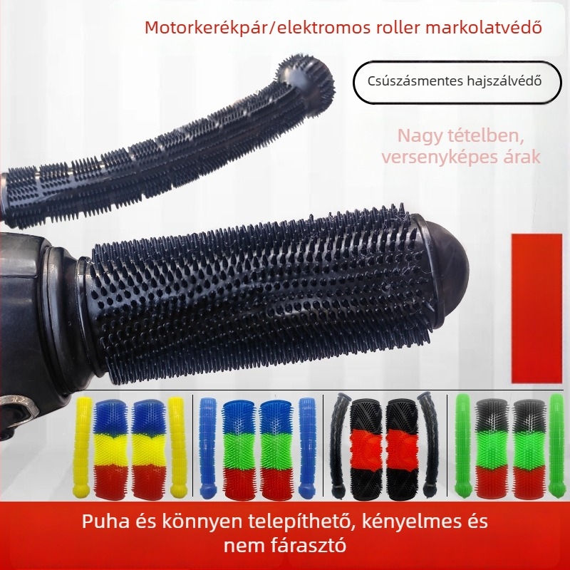 Motorkerékpár csúszásmentes kormányvédő burkolat