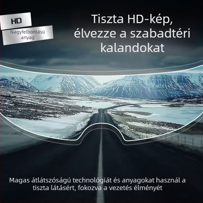 Motorkerékpár sisakhoz antifog és esőálló film – PET anyag, testreszabás elérhető, engedélyezett magánmárka