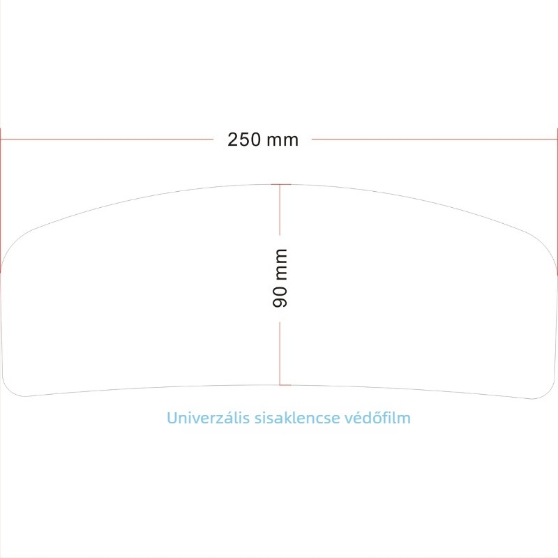 TPU sisak vizor védőfólia — HD átlátszó, páramentesítő, testreszabható
