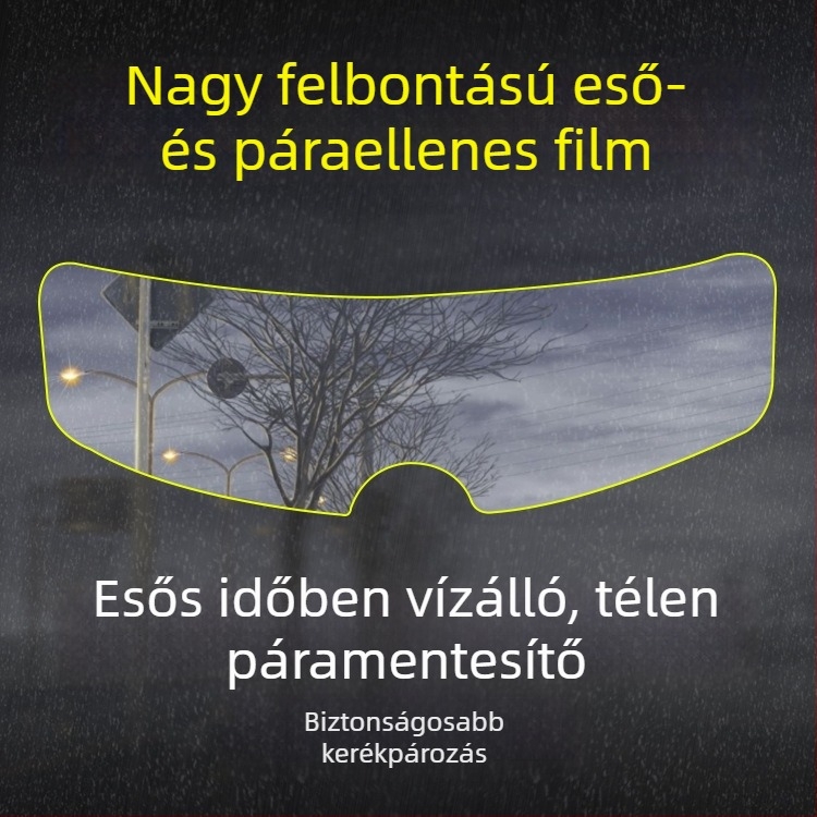 YCC sisak antifog film, modell YCC-061, eső- és ködálló