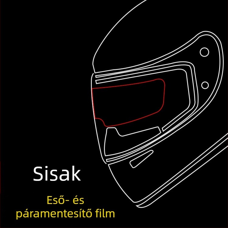 YCC sisak antifog film, modell YCC-061, eső- és ködálló