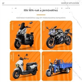 Univerzális lengéscsillapító tartó motorkerékpár világító lámpákhoz (alumínium ötvözet, első csőbilincs, modellek: z003/z004/z005/z006/z009/z018)