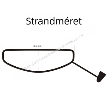 Univerzális USB-s sisaküveg fűtőpatch — anti-fog, defroztáló, PET anyag, modell DJR202401