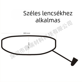 Univerzális USB-s sisaküveg fűtőpatch — anti-fog, defroztáló, PET anyag, modell DJR202401