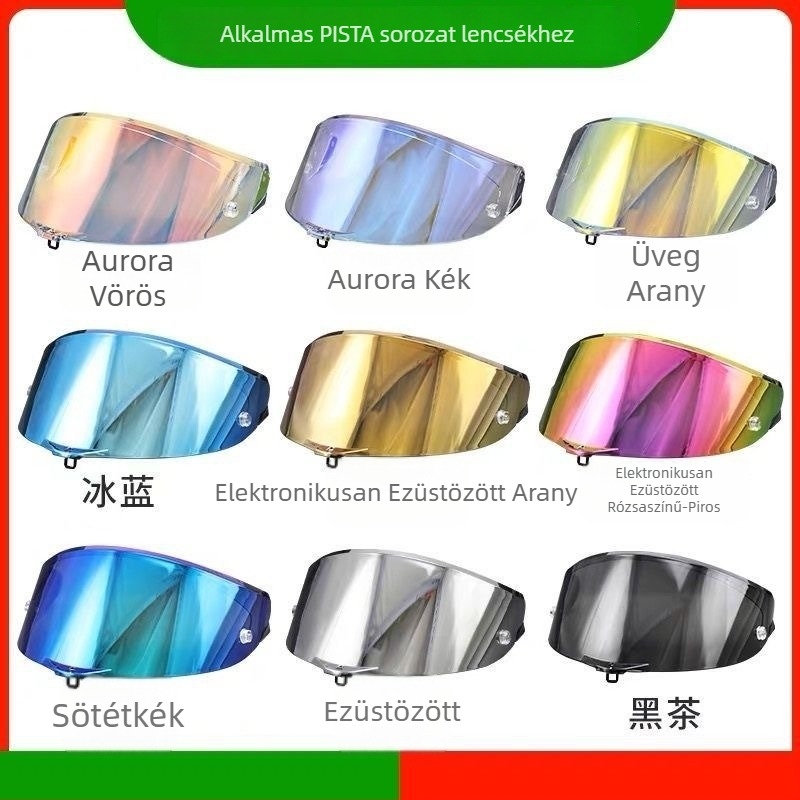 Motorkerékpár sisak lencséi, AGV Pista kompatibilis, testre szabható, védelmi (AGV Pista kompatibilitás, testreszabhatóság, védelem)