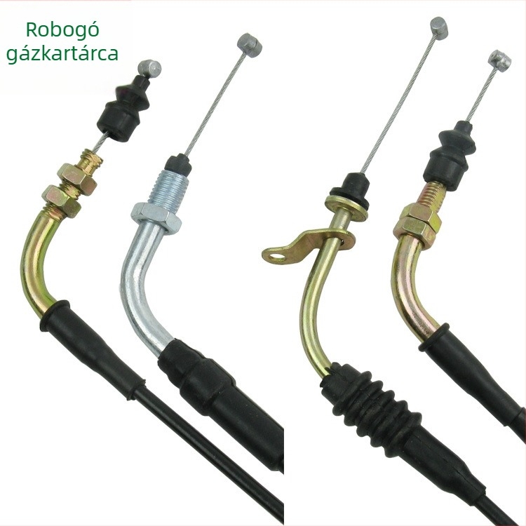 GY6 motor gázpedál-kábel robogóhoz, vasból, húzódrót stílus, You Cheng