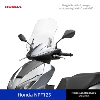 Első szélvédő Wuyang Honda NPF125 robogóhoz, vastított kivitel