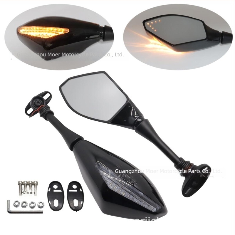 MOER ABS motoros visszapillantó tükör M828 LED világítással Honda CBR 650R/1000RR/600RR-hez