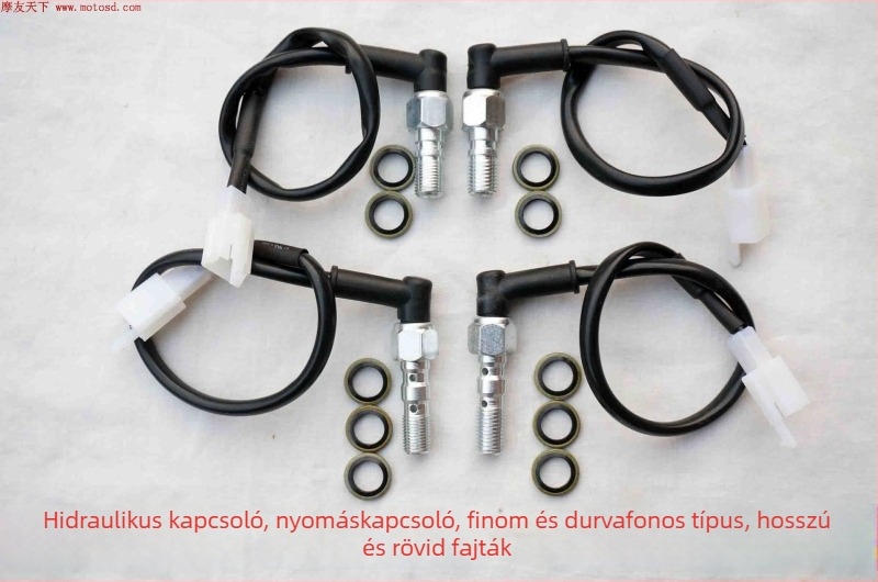 Motorkerékpár és elektromos kerékpár féklámpa kapcsoló, hidraulikus nyomáskapcsoló, M10x1, M10x1.25, 3/8-24