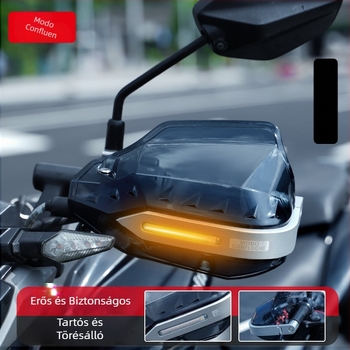 UY125 Motorkerékpár kormányvédő PC szélvédő deflektorral