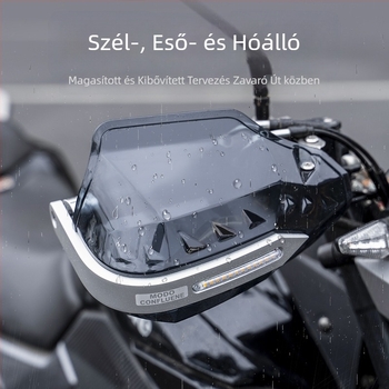 UY125 Motorkerékpár kormányvédő PC szélvédő deflektorral