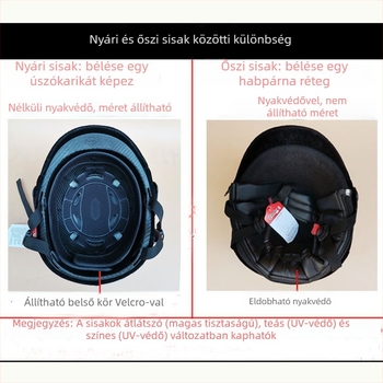 Uniszex lovagló sisak – ABS anyag, fél sisak stílus, márka yoshe