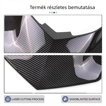 Yamaha XMAX300 előtti külső burkolat - dekoratív védő sapka, szélvédő stílus, modell xmax300, márka KUANXUN, anyag PP
