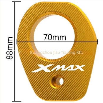 XMAX300/XMAX250hoz készült kipufogóvédő burkolat; Latinmotor alumíniumötvözet; testreszabható feldolgozás; licencelt magáncímke