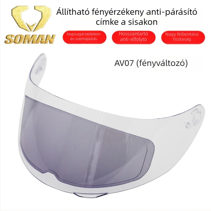 Antifog matrica sisakhoz SOMAN AV07 — univerzális illeszkedés