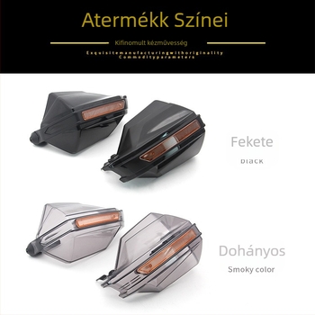 Motorkerékpár kormányvédő burkolat, alumíniumötvözet és ABS, szélvédő stílus, JS