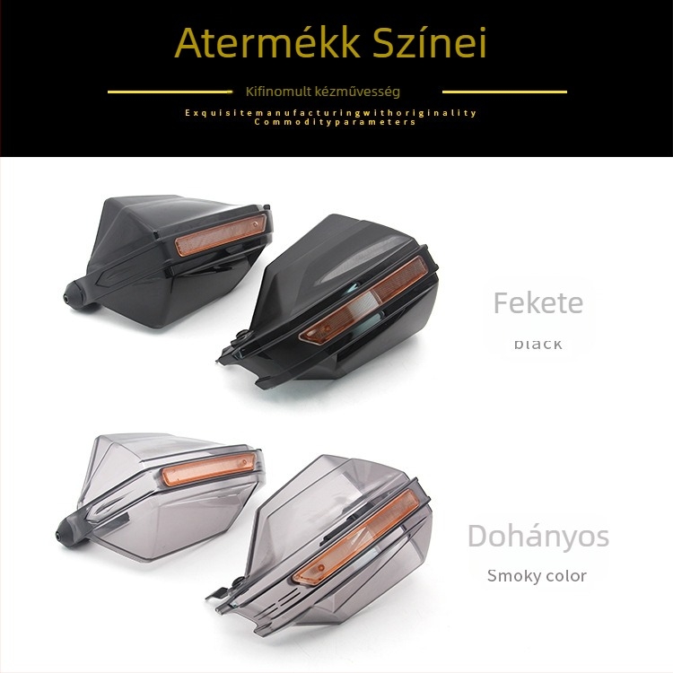 Motorkerékpár kormányvédő burkolat, alumíniumötvözet és ABS, szélvédő stílus, JS