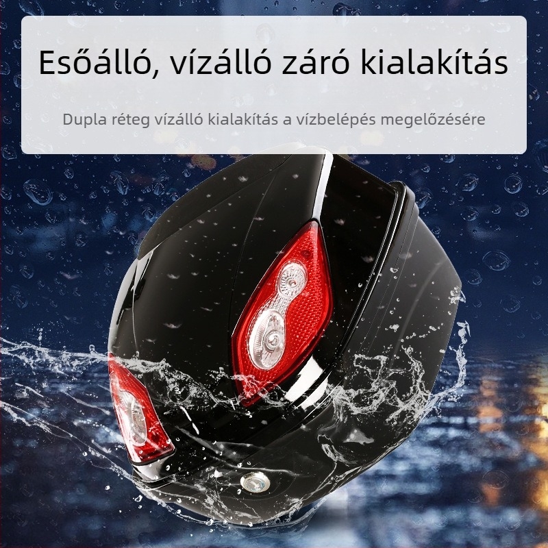RuYida Univerzális motorkerékpár-csomagtartó – Polipropilén, tárolás elektromos járművekhez