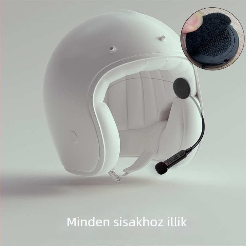 Motorkerékpár sisak Bluetooth headset BT30, Bluetooth 5.0, 900 mAh, hívásokhoz, navigációhoz és zenéhez