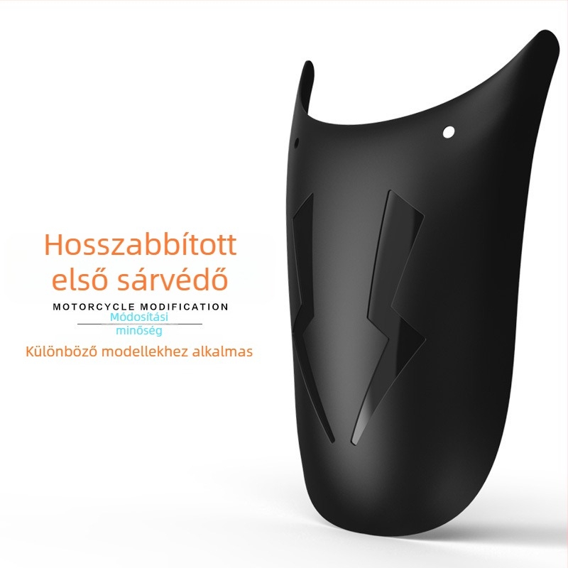 Motorkerékpár elülső sárvédő – hosszabb tervezés, ABS anyag, univerzális illeszkedés
