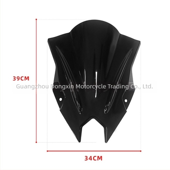 Első szélvédő Kawasaki Ninja 500 SE 2024-2025 – PC műanyag, modell Kawasaki Ninja 500 SE 2024-2025, stílus: szélvédő