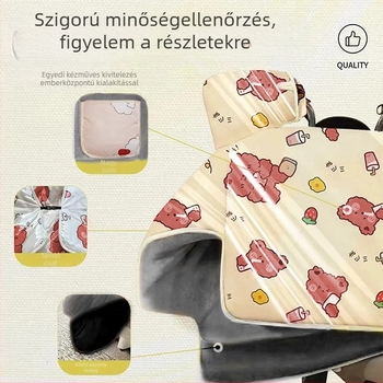 Extra vastag szélálló takaró elektromos járművekhez és motorkerékpárokhoz, fleece-béléssel, egyrészes univerzális kialakítás téli meleghez