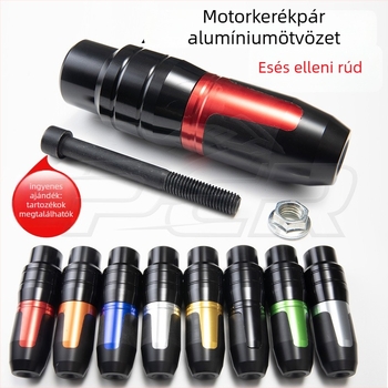 Motoros védő készlet – CNC‑megmunkált anti‑fall sliderek, PCR modell 3248, kompatibilis 10 mm-es rögzítőlyukakkal