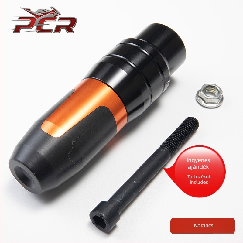 Motoros védő készlet – CNC‑megmunkált anti‑fall sliderek, PCR modell 3248, kompatibilis 10 mm-es rögzítőlyukakkal