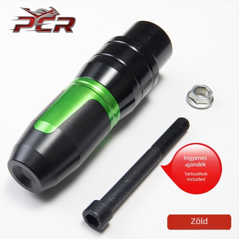 Motoros védő készlet – CNC‑megmunkált anti‑fall sliderek, PCR modell 3248, kompatibilis 10 mm-es rögzítőlyukakkal