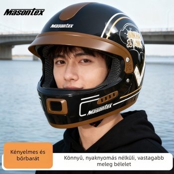 MASONTEX ABS teljes arcú sisak elektromos motorkerékpárokhoz, 3C GB811-2022A, négy évszakos, motorkerékpárokhoz (Márka: MASONTEX; Anyag: ABS; Tanúsítvány: GB811-2022A; Stílus: teljes arcú sisak; Szezon: négy évszak)