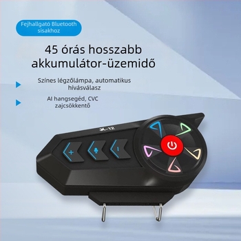 Bluetooth fejhallgató motorkerékpár sisakhoz F20Pro kettős interkommal és zene megosztással