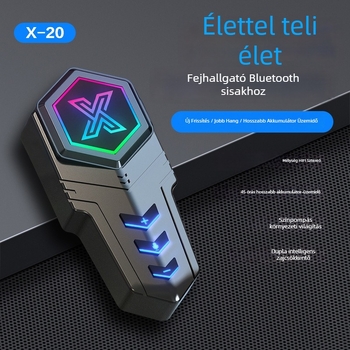 Bluetooth fejhallgató motorkerékpár sisakhoz F20Pro kettős interkommal és zene megosztással