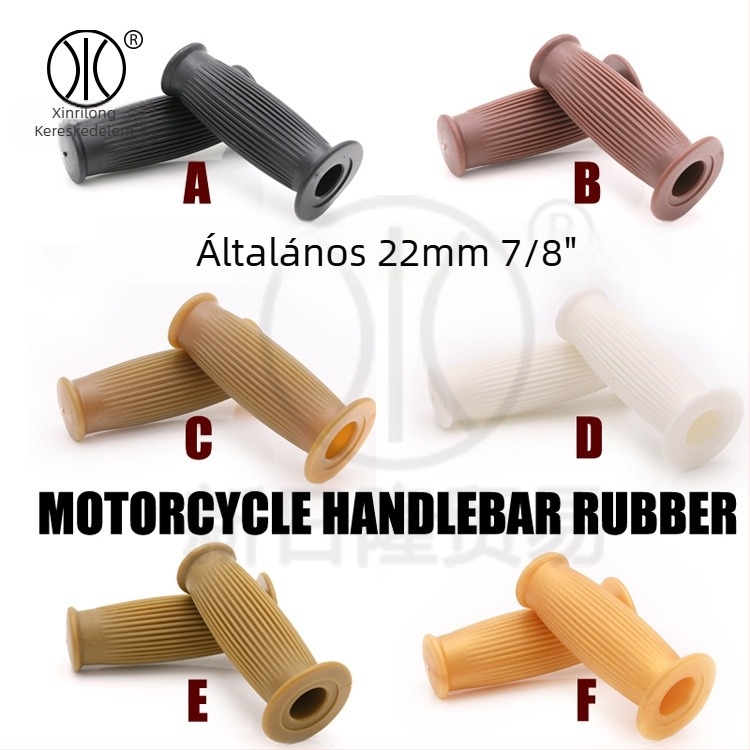 Motorkerékpár kormányvédő gumiból, cafe racer stílus, univerzális illeszkedés, testreszabott feldolgozás elérhető