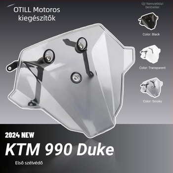 Otili márkájú motorkerékpár szélvédő KTM 990 Duke-hoz, kompatibil KTM 990 Duke