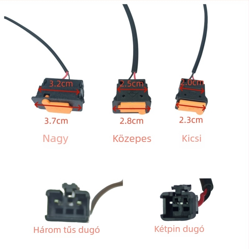 Elektromos jármű USB töltő – vízálló, 12/60/72V, Flying, elektromos autók és motorok számára, modellek Nagy/Közepes/Kis