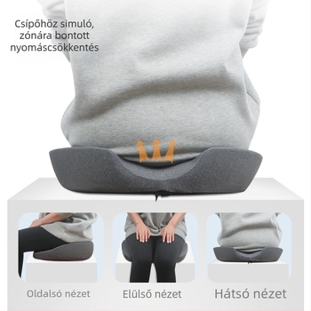 Memóriahabos ülőpárna, poliészter anyag, Yunxin márka, egyszínű kivitel